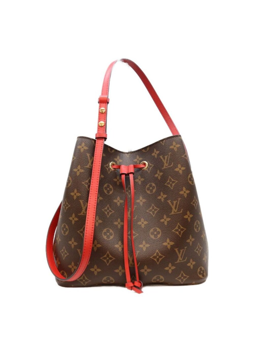 Louis Vuitton Monogram Coquelicot Red Neo Noe MM Shoulder Bag